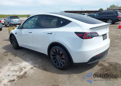 2021 Tesla Model Y Performance Dual Motor All-Wheel Drive from USA, damaged, VIN 5YJYGDEF7MF277769